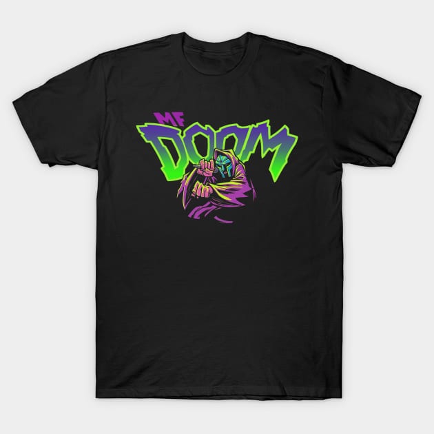 mf doom magenta green T-Shirt by Olympussure